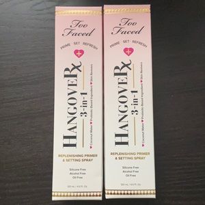 2x Too Faced Hangover 3-in-1 Primer/Setting Spray